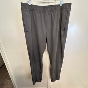 Soybu Men's Charcoal Joggers Size XL Elastic Waist and Cuffed Ankles